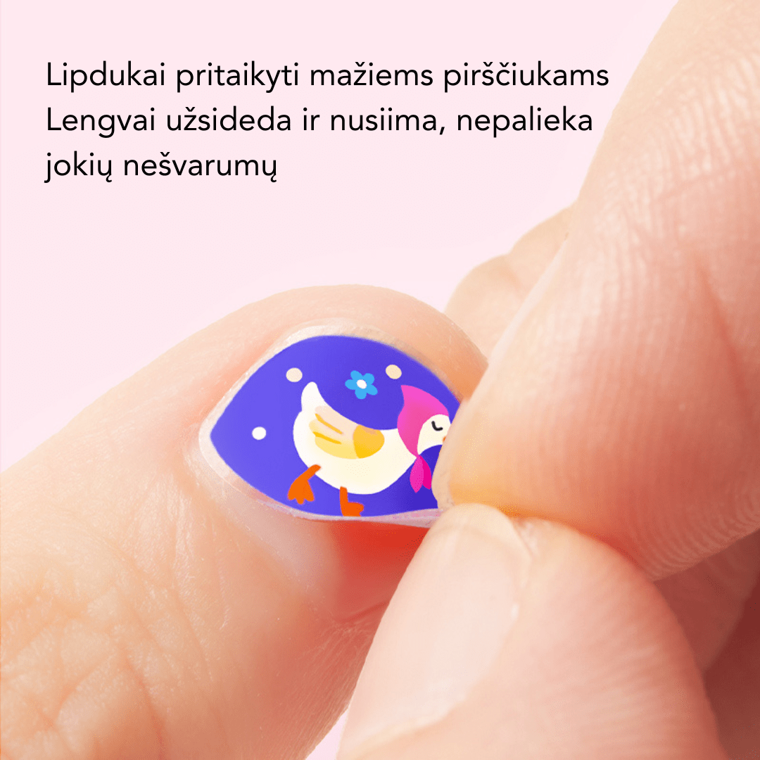 Villem Madingi nagų lipdukai - Sodo tematika Mideer