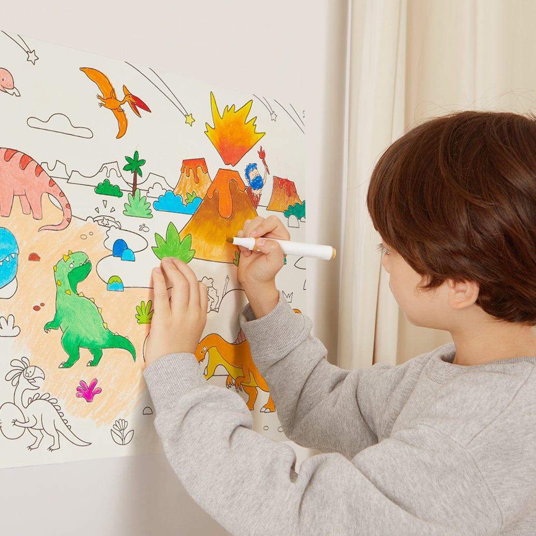 Villem MIDEER isekleepuv värvimisrull DINO 4m Mideer