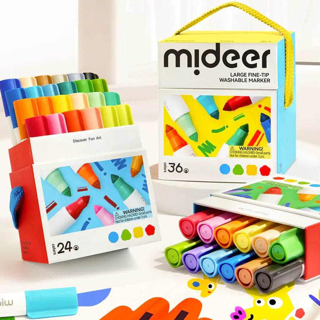 Villem MIDEER mahapestavad viltpliiatsid 24 tooni Mideer