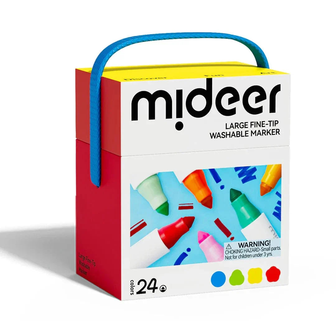 Villem MIDEER mahapestavad viltpliiatsid 24 tooni Mideer