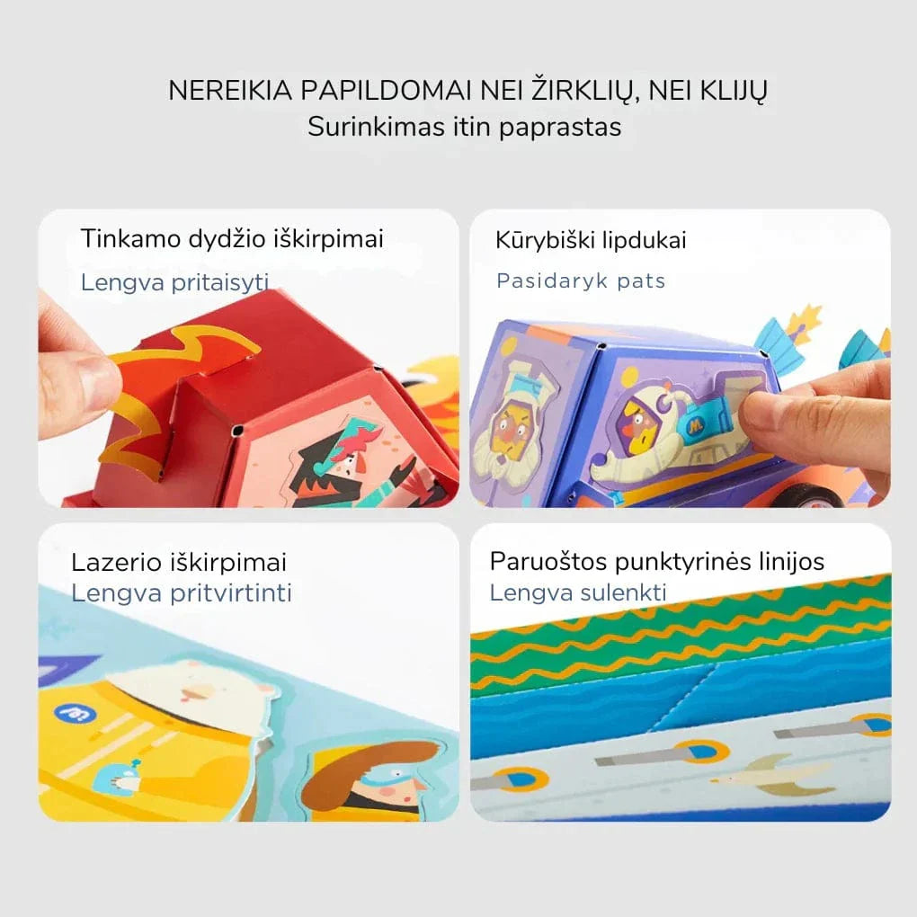 Villem MIDEER paberist meisterdamiskomplekt Lennukid Mideer