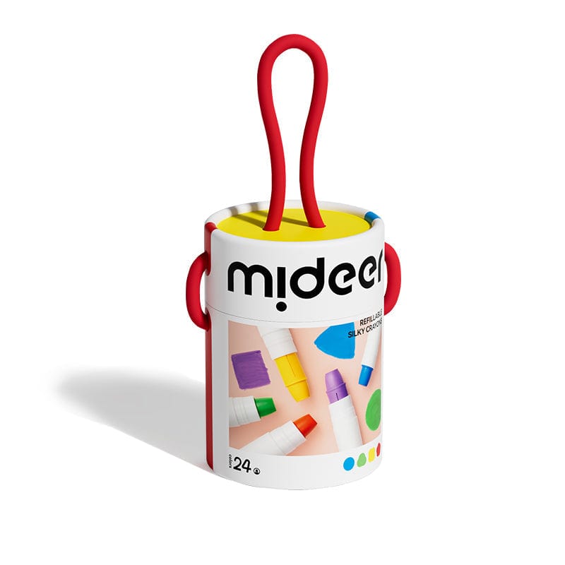 Villem MIDEER taastäidetava sisuga siidised kriidid 24 tooni Mideer