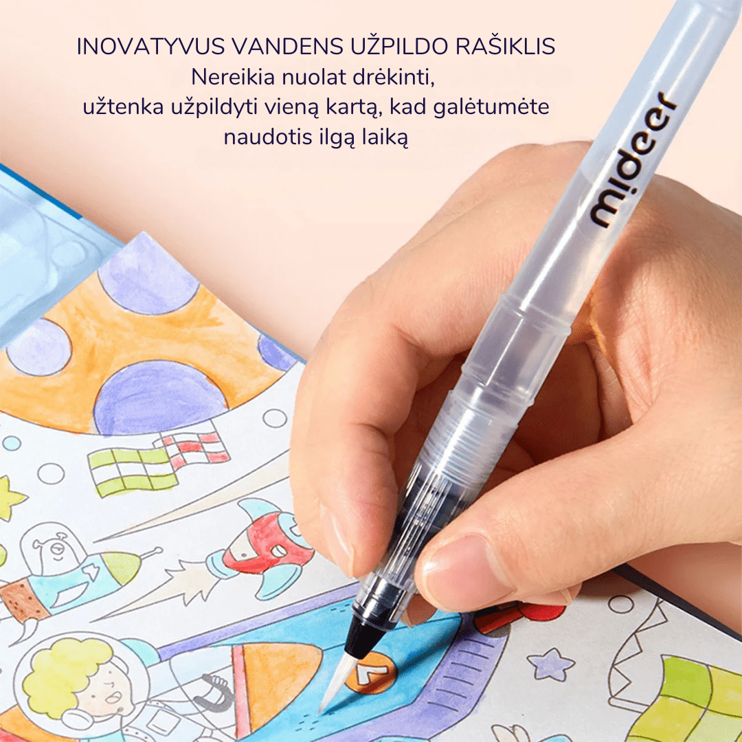 Villem Tapymo akvarele rinkinys - Paslapčių pasaulio ekspedicija Mideer