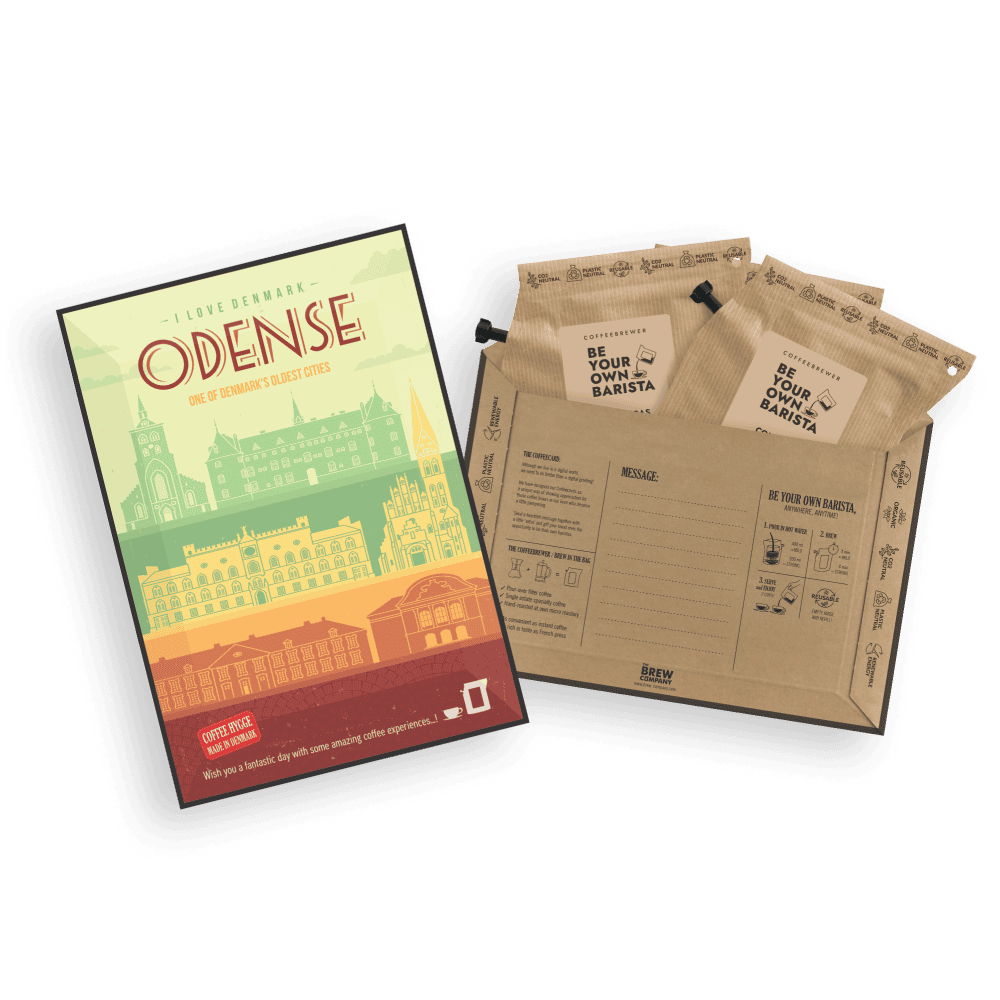 DENMARK COFFEE GREETING CARDS Coffee and tea cards The Brew Company