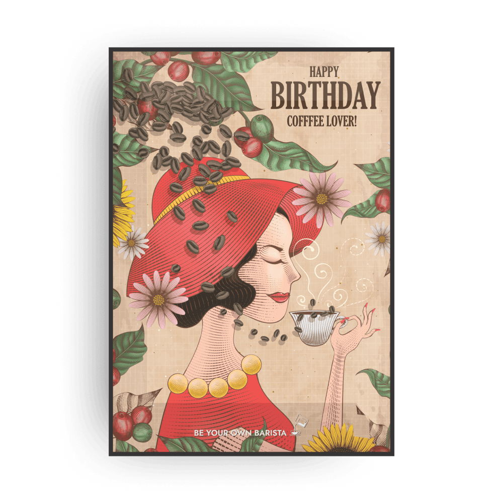HAPPY BIRTHDAY COFFEE GREETING CARDS Coffee and tea cards The Brew Company