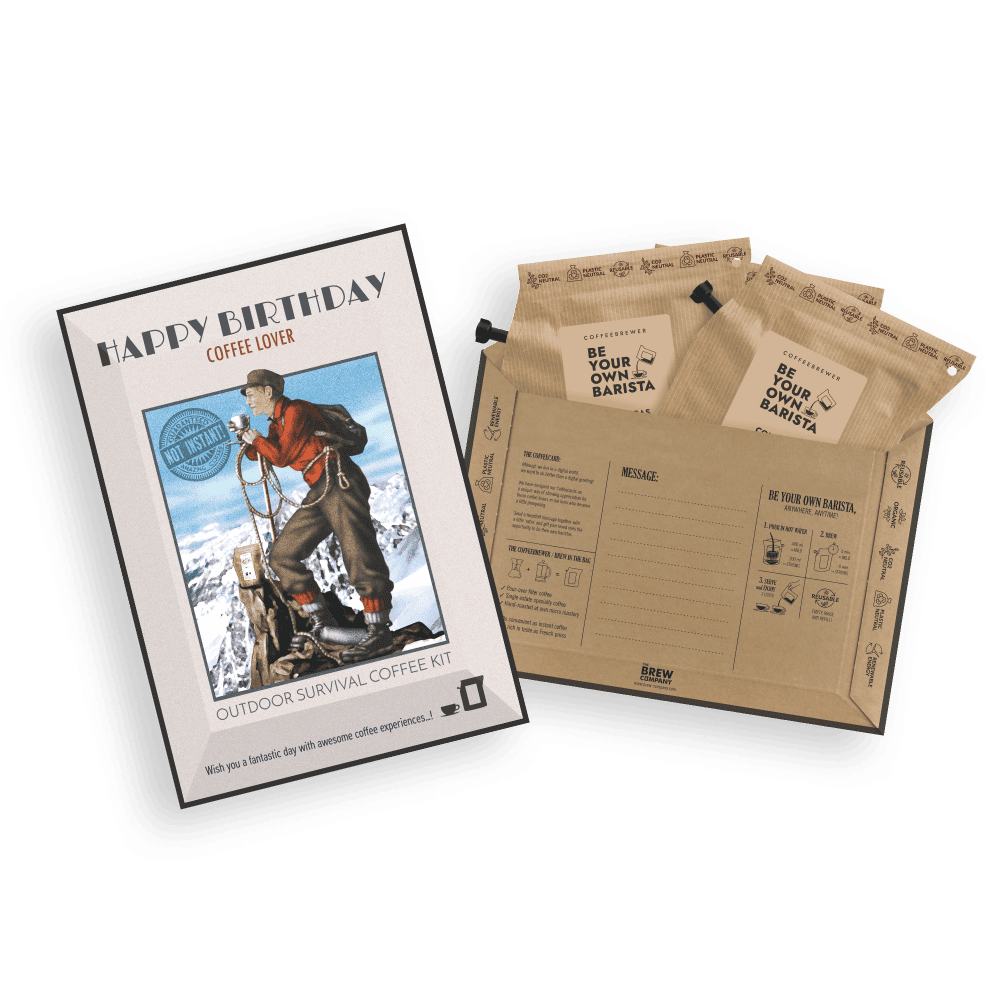 HAPPY BIRTHDAY COFFEE GREETING CARDS Coffee and tea cards The Brew Company