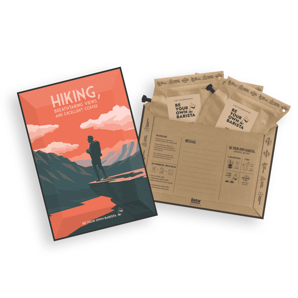 OUTDOORS COFFEE GREETING CARDS Coffee and tea cards The Brew Company