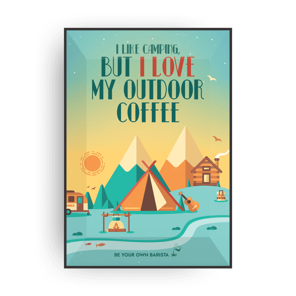 OUTDOORS COFFEE GREETING CARDS Coffee and tea cards The Brew Company