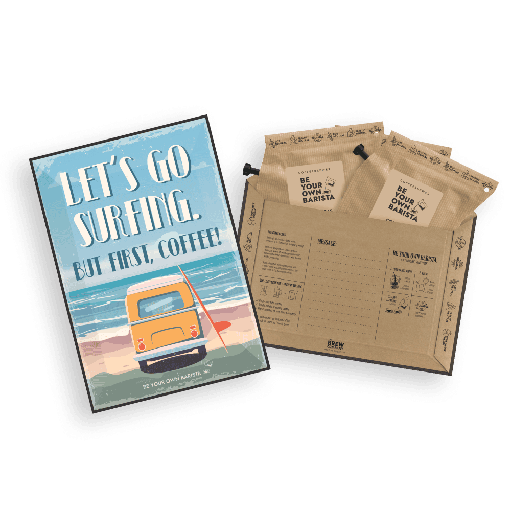 OUTDOORS COFFEE GREETING CARDS Coffee and tea cards The Brew Company