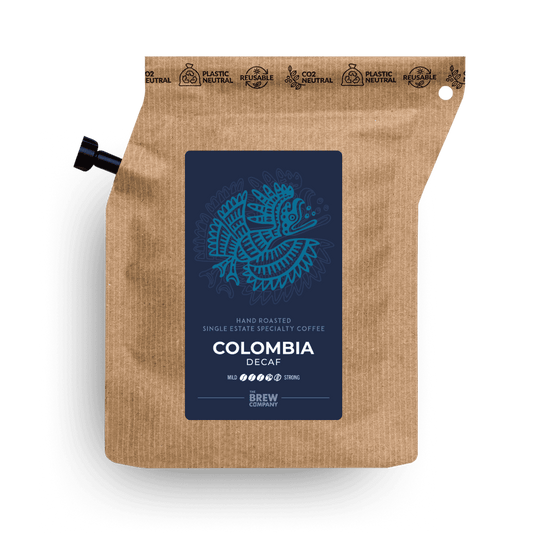 COLOMBIAN DECAF COFFEE BREWER