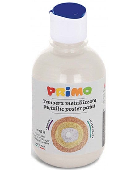 Villem PRIMO guaššvärv valge metallik 300ml PRIMO