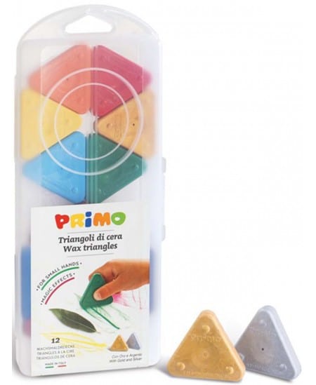 Villem PRIMO kolmnurksed vahakriidid 12 tooni PRIMO