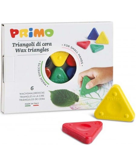 Villem Primo kolmnurksed vahakriidid 6 tooni Primo
