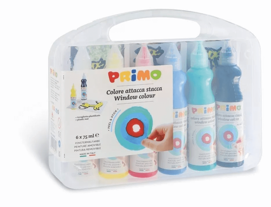 Villem PRIMO tuubivärvid aknale 6x75ml PRIMO